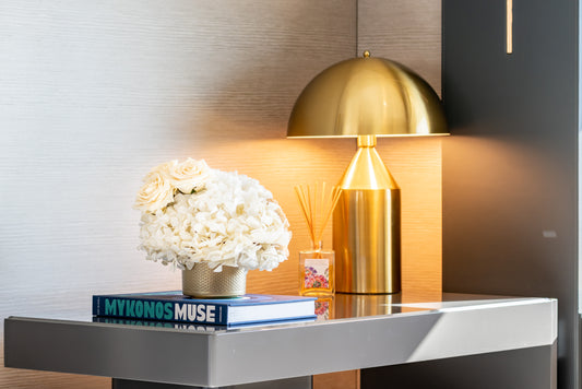 Luxury Hotel Floral Design with Preserved Flowers