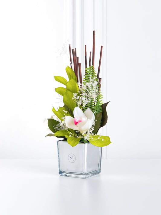 Petite Orchid Zen - Preserved Flower Arrangement