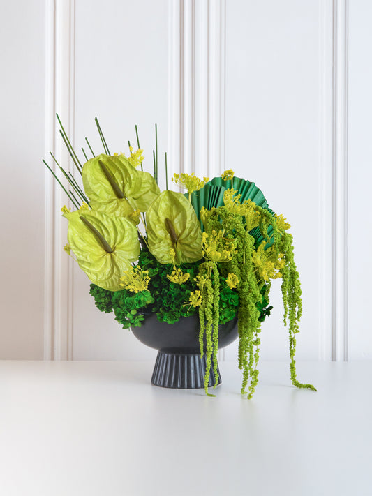Verdant Sculpté - Preserved Flower Arrangement